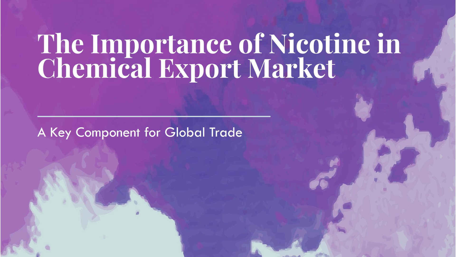 Nicotine Chemical Export