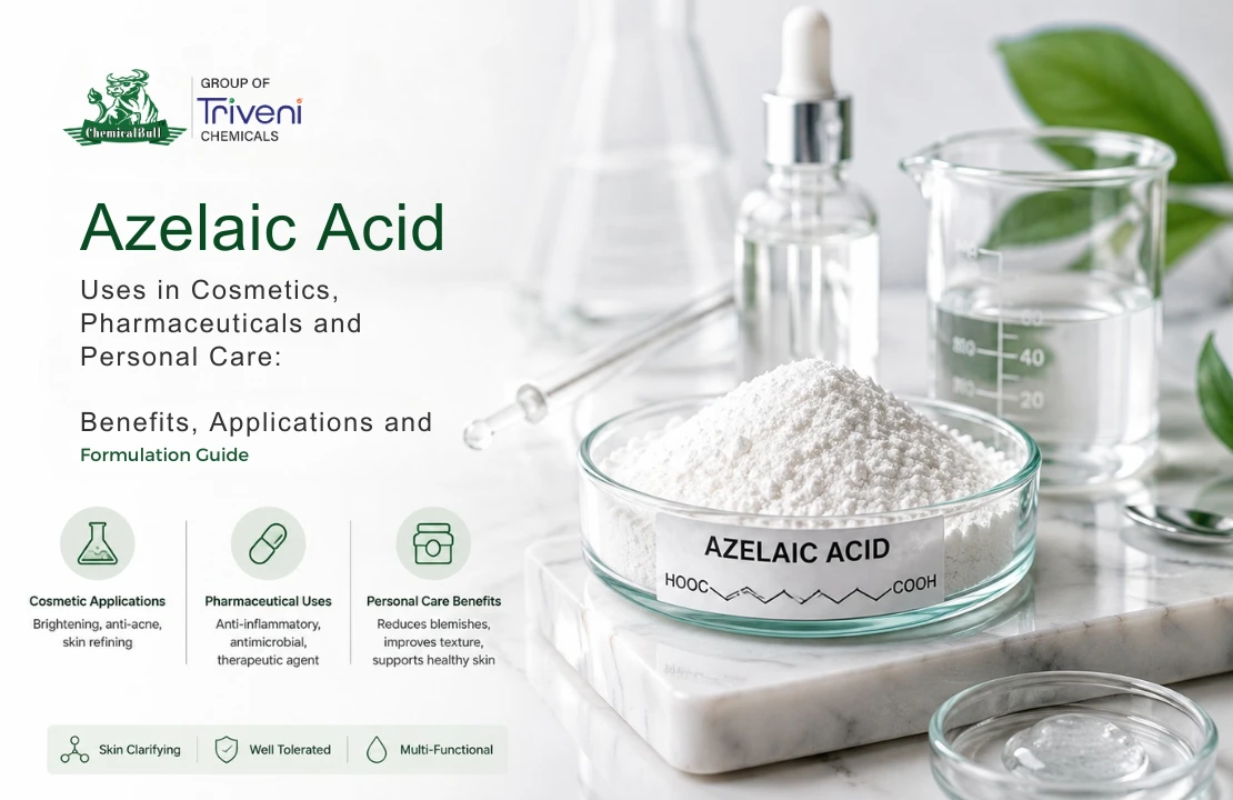 Azelaic Acid Uses in Cosmetics, Pharmaceuticals and Personal Care: Benefits, Applications and Formulation Guide
