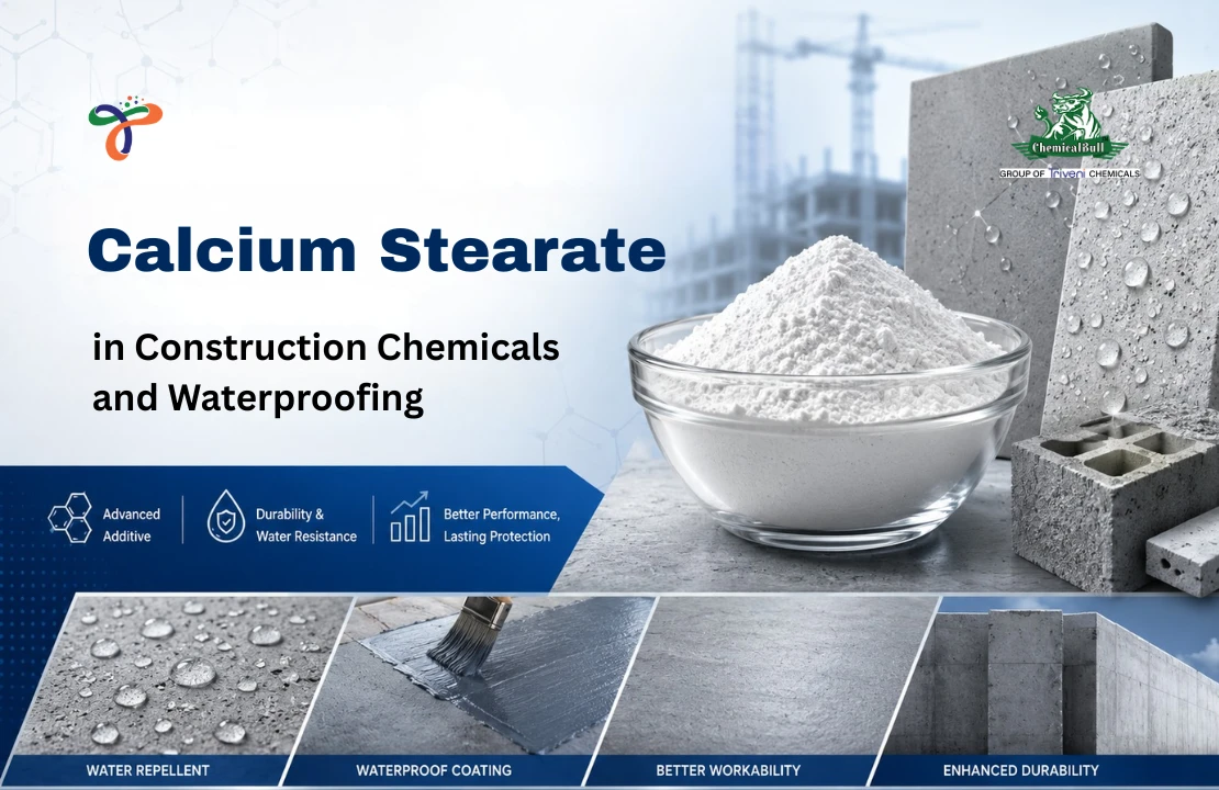 Calcium Stearate in Construction Chemicals and Waterproofing