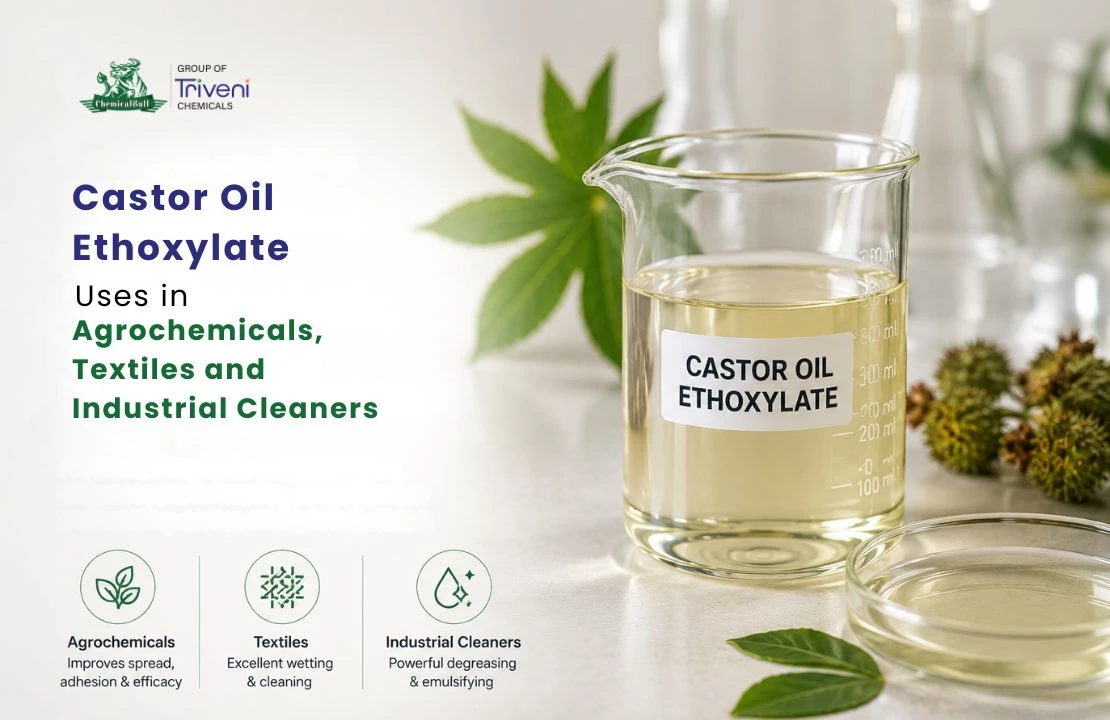 Castor Oil Ethoxylate Uses in Agrochemicals, Textiles and Industrial Cleaners