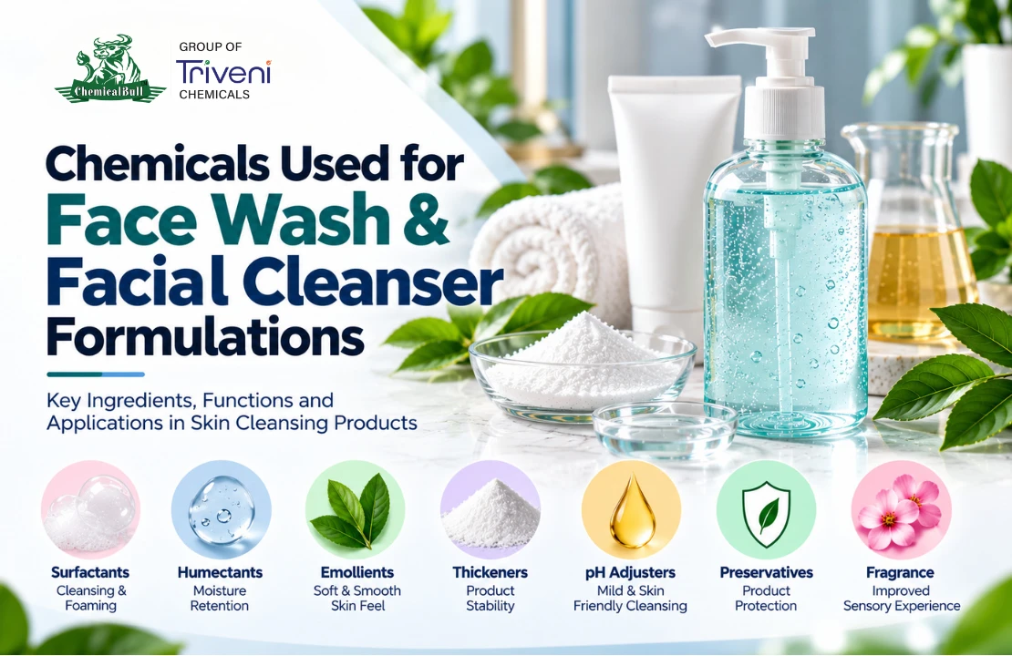 Chemicals Used for Face Wash and Cleanser Formulations