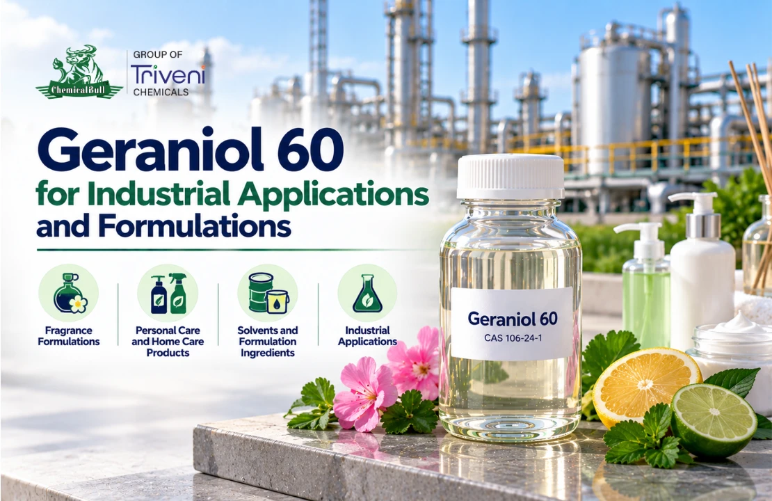 Geraniol 60 for Industrial Applications and Formulations