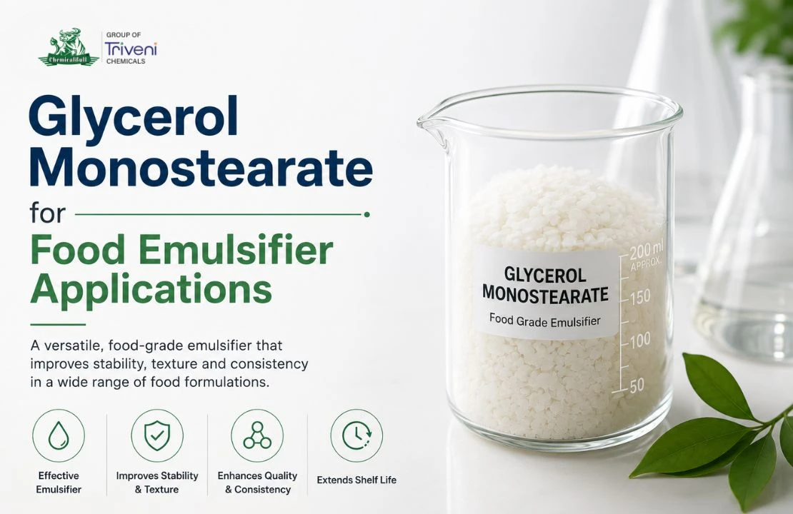 Glycerol Monostearate for Food Emulsifier Applications