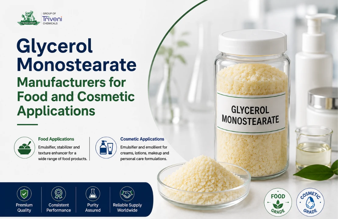 Glycerol Monostearate Manufacturers for Food and Cosmetic