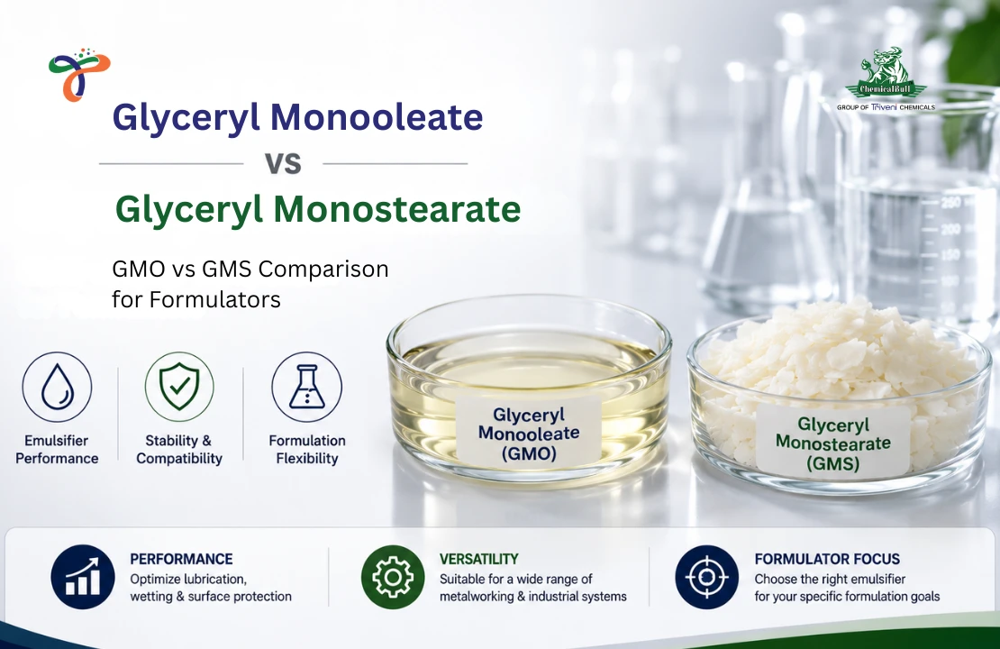 Glyceryl Monooleate vs Glyceryl Monostearate: GMO vs GMS Comparison for Formulators
