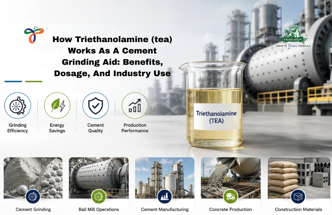 How Triethanolamine (tea) Works As A Cement Grinding Aid: Benefits, Dosage, And Industry Use