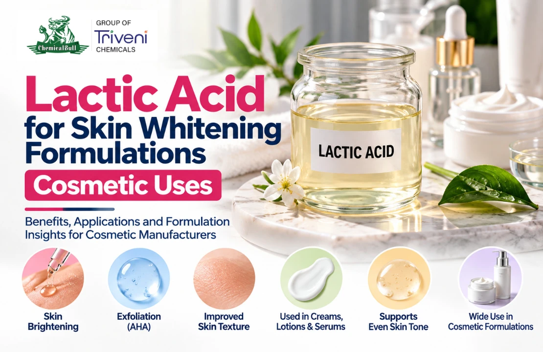 Lactic Acid for Skin Whitening Formulations | Cosmetic Uses