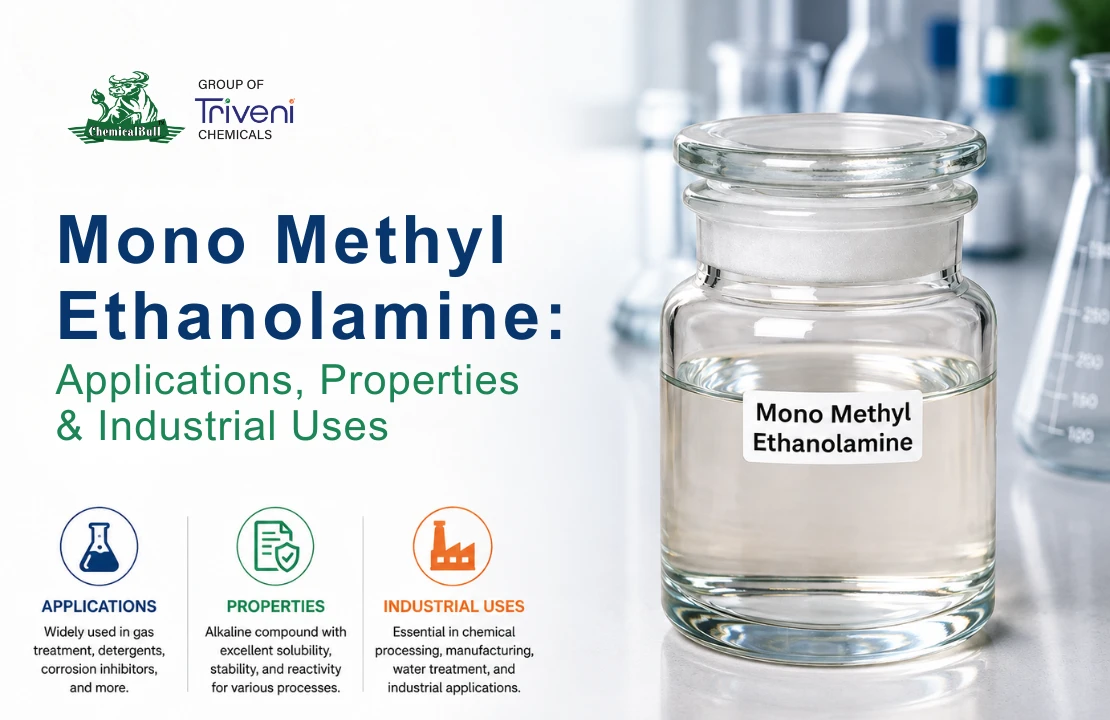 Mono Methyl Ethanolamine: Applications, Properties and Industrial Uses Mono Methyl Ethanolamine: Applications, Properties and Industrial Uses