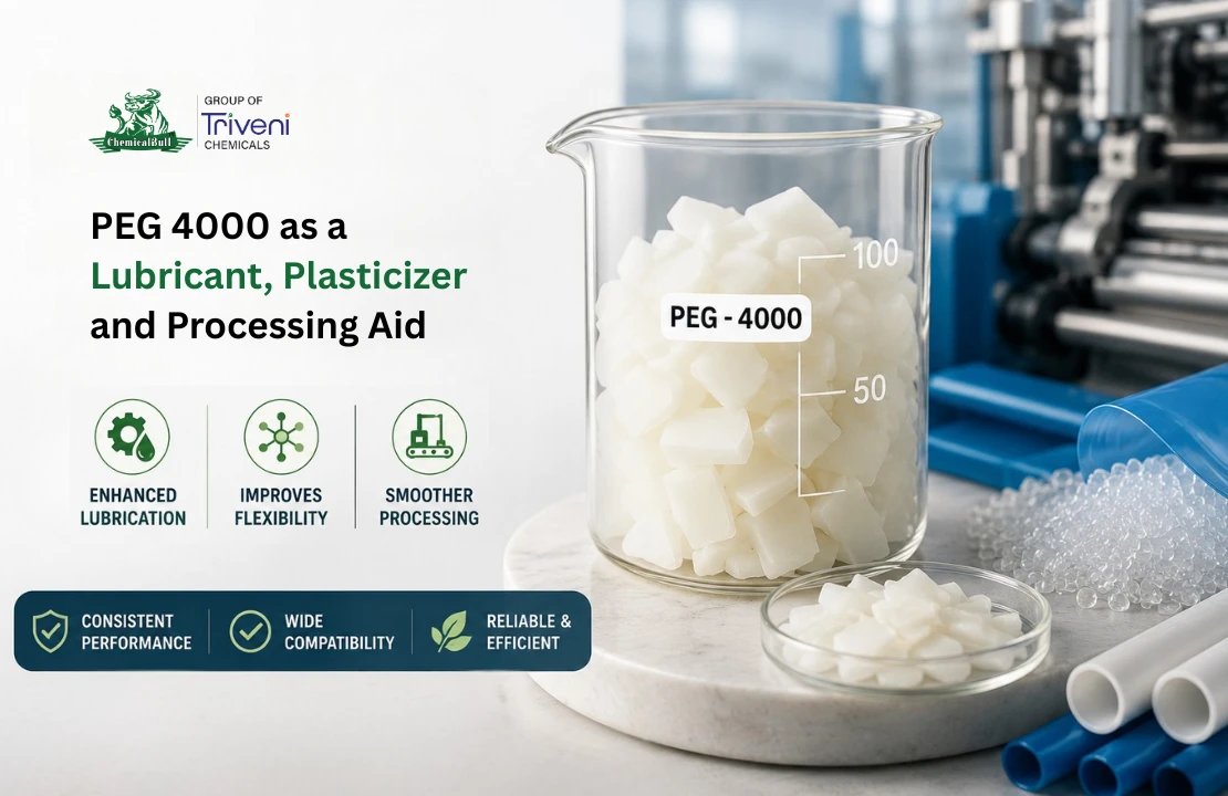 PEG 4000 as a Lubricant, Plasticizer and Processing Aid
