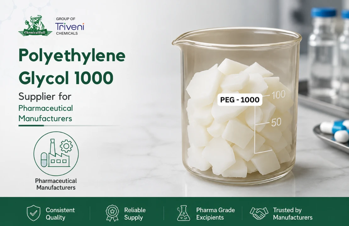 Polyethylene Glycol 1000 Supplier for Pharmaceutical Manufacturers Polyethylene Glycol 1000 Supplier for Pharmaceutical Manufacturers