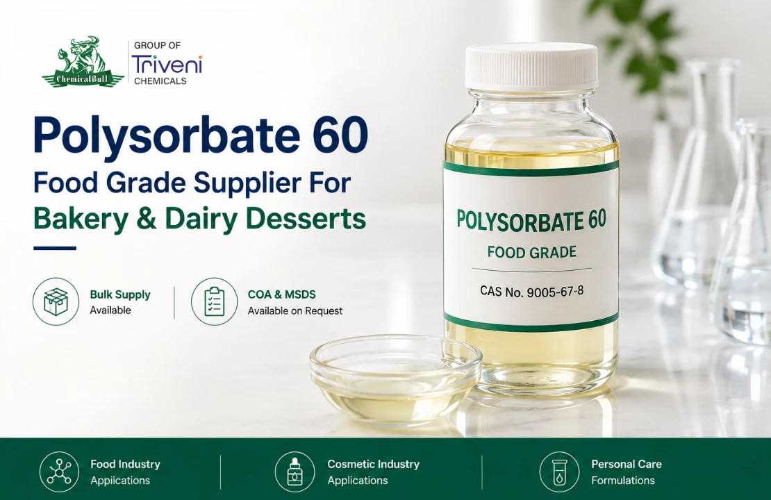 Polysorbate 60 Food Grade Supplier for Bakery & Dairy Desserts