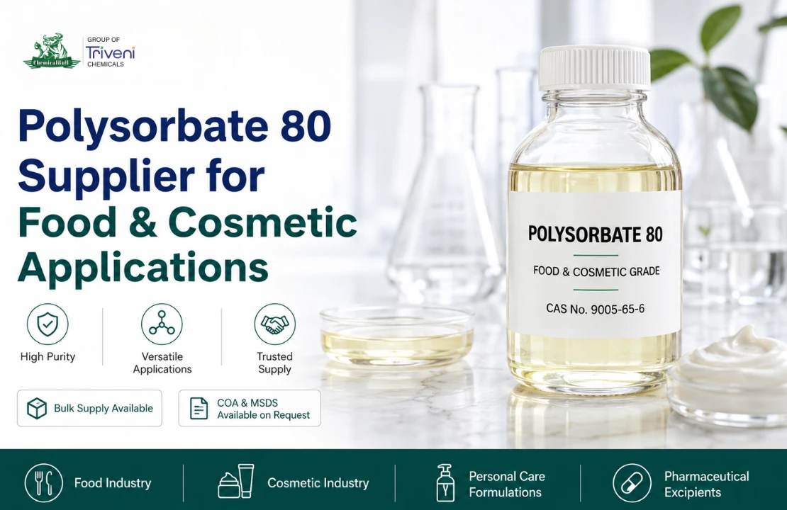 Polysorbate 80 Supplier for Food & Cosmetic Applications