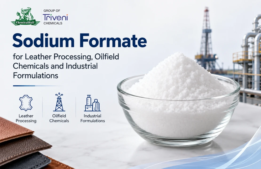 Sodium Formate for Leather Processing, Oilfield Chemicals and Industrial Formulations