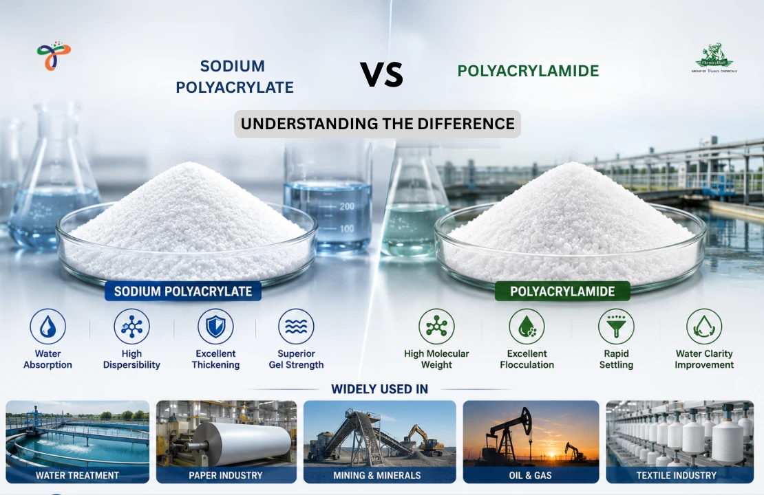 Sodium Polyacrylate vs Polyacrylamide: Understanding the Difference
