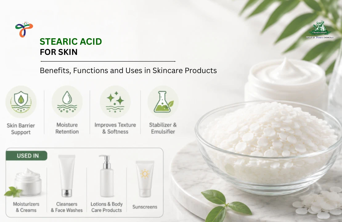 Stearic Acid For Skin: Benefits, Functions, And Uses In Skincare Products