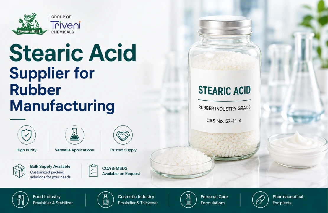 Stearic Acid Supplier for Rubber Manufacturing: Uses & Benefits Stearic Acid Supplier for Rubber Manufacturing: Uses & Benefits