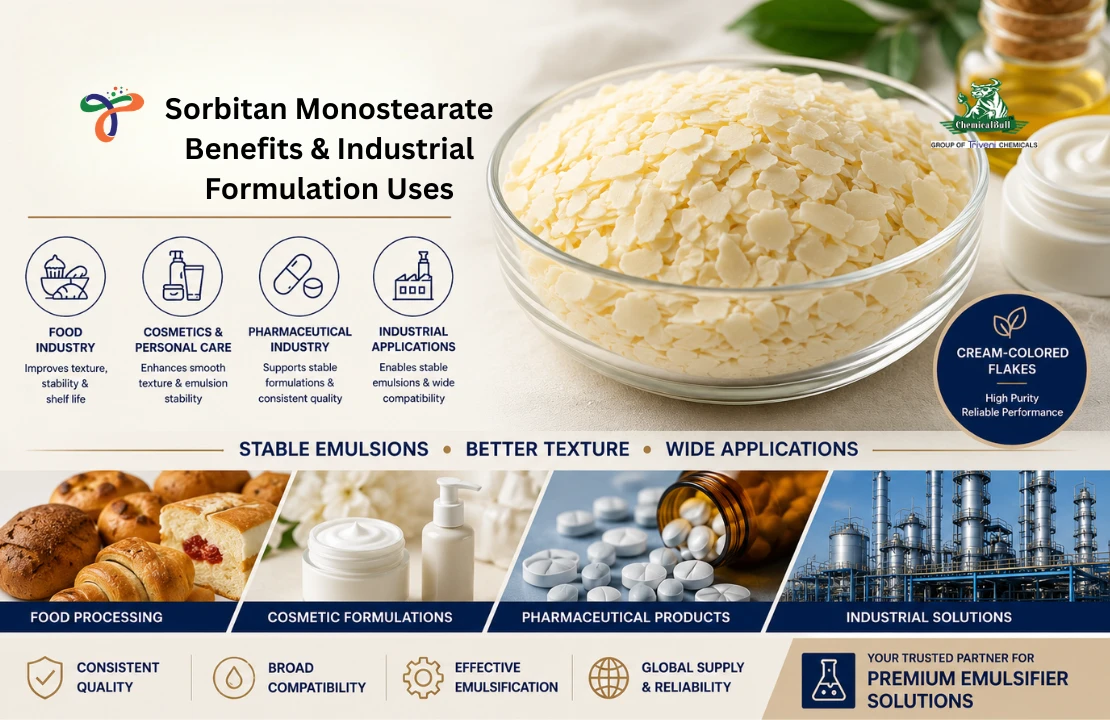 The Growing Importance Of Sorbitan Monostearate In Industrial Formulations