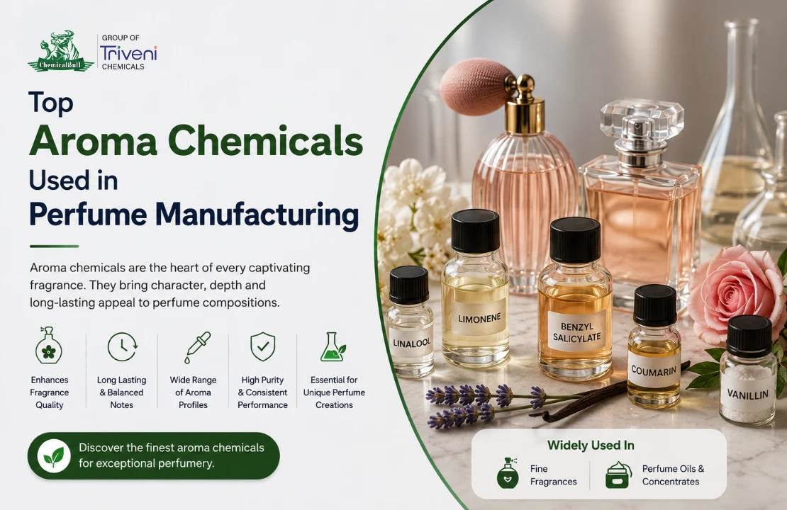 Top Aroma Chemicals Used in Perfume Manufacturing
