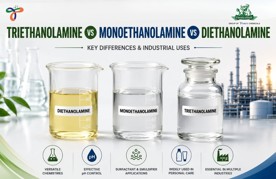 Triethanolamine Vs Monoethanolamine (mea) Vs Diethanolamine (dea): Key Differences And Industrial Uses