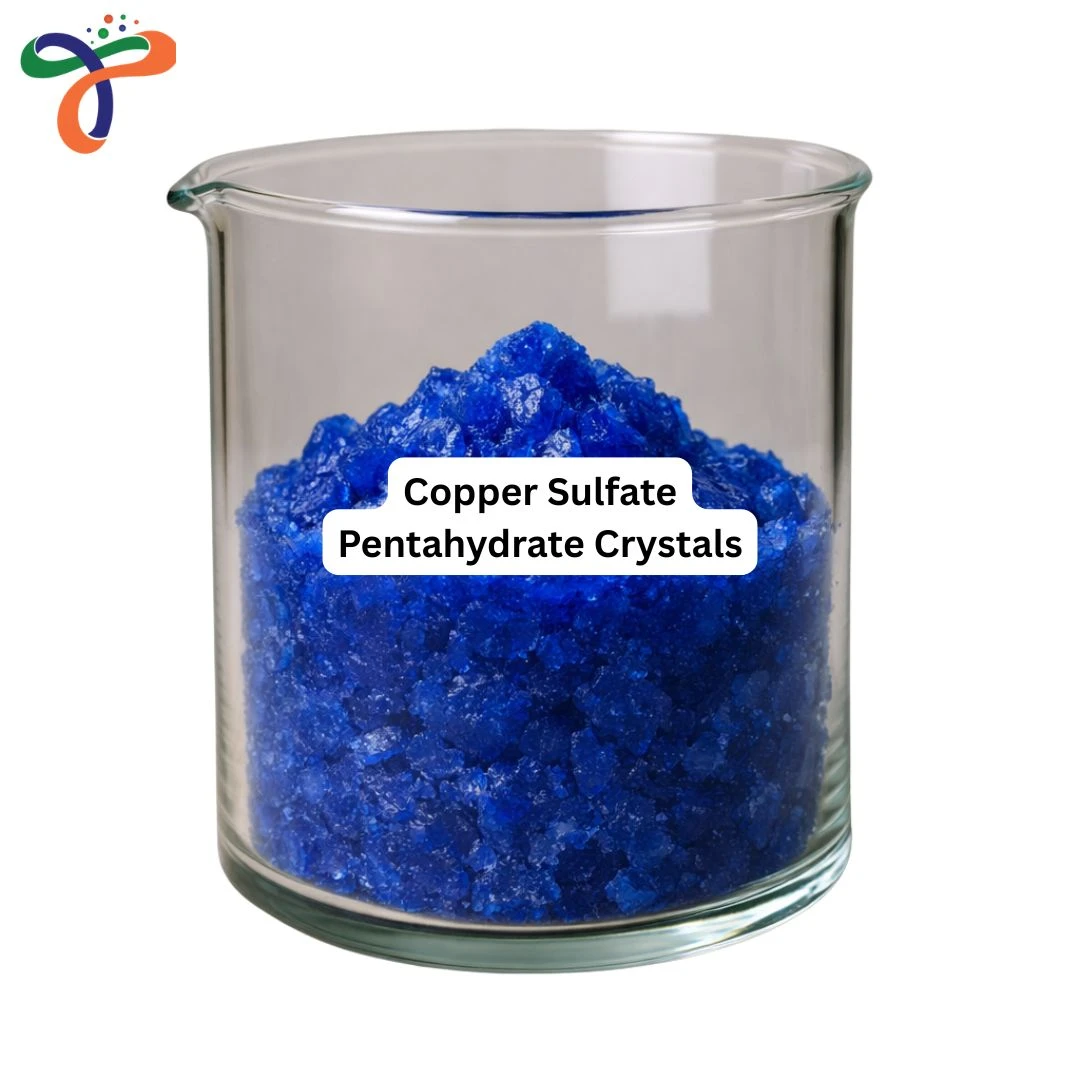 Copper Sulfate Pentahydrate Crystals